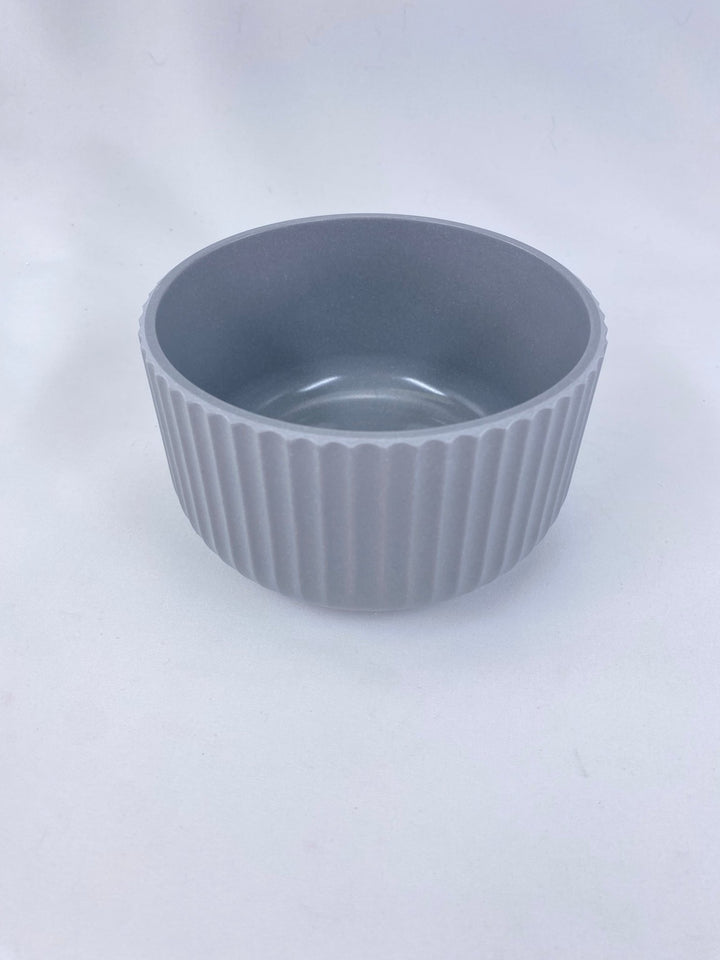 Light Gray Ribbed Melamine Garden - Greenery MarketP9334LT-Gray
