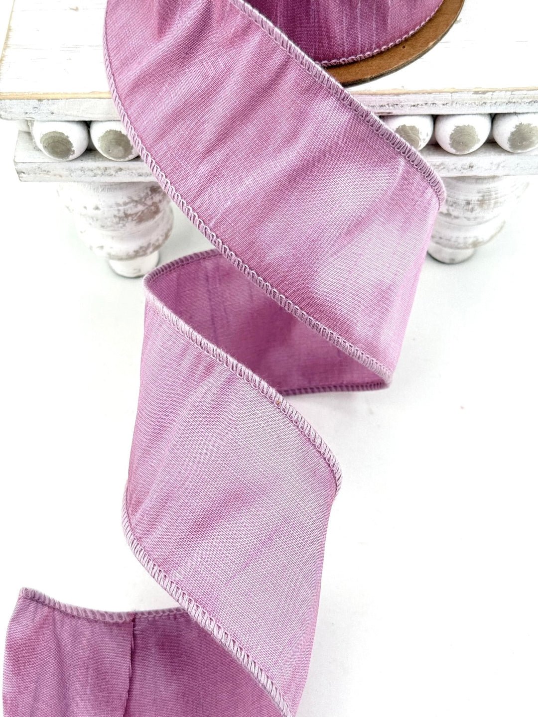 Light Purple Dupioni Wired Ribbon 2.5" - Greenery MarketWired Ribbon9100W-466-63E