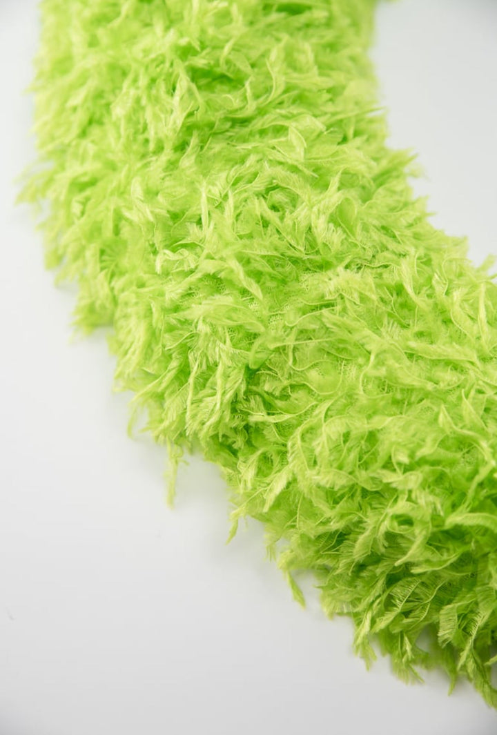 Lime green furry wreath - 18” - Greenery MarketWreath & Floral FramesXW219170
