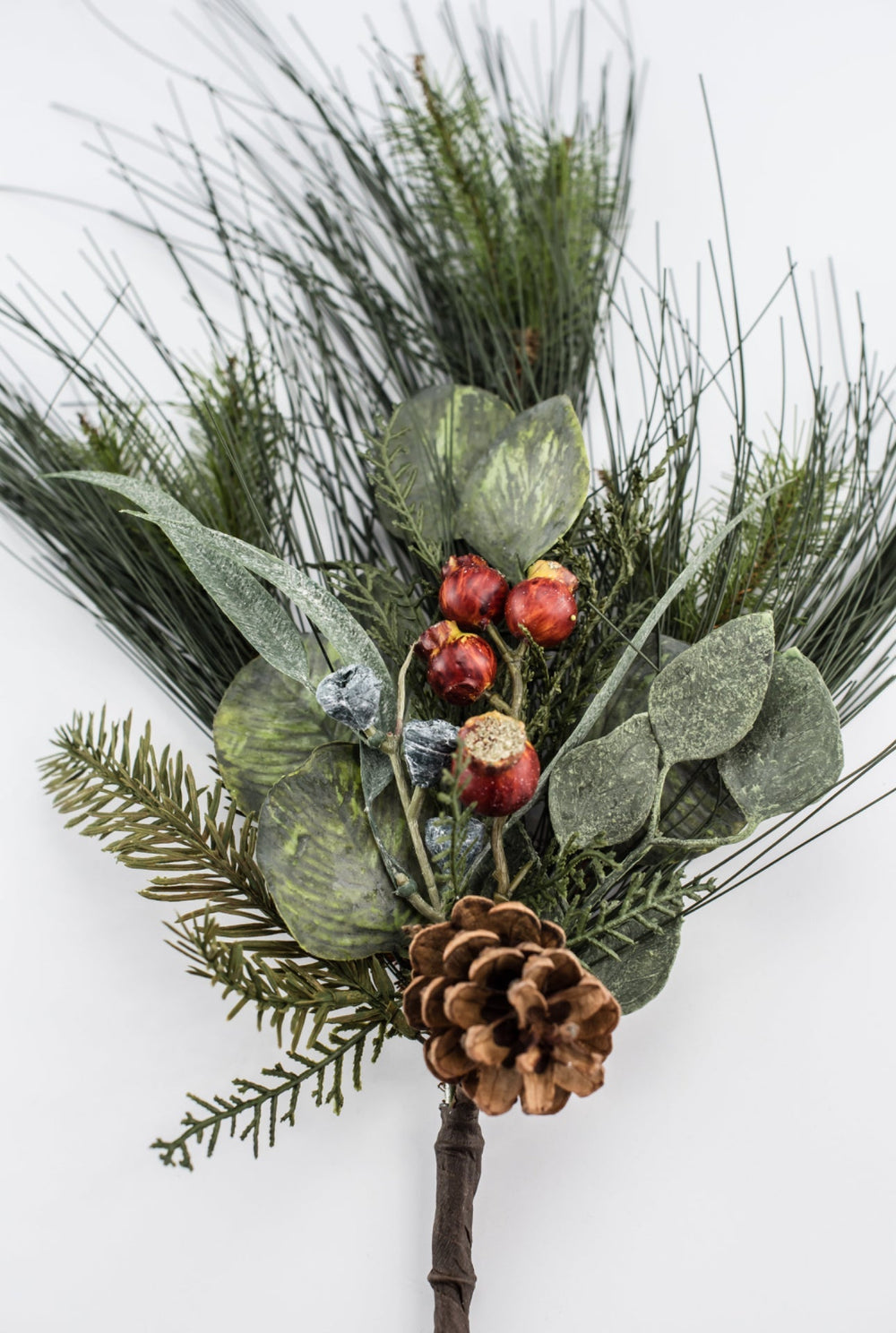 Long needle mixed Pine and eucalyptus spray - Greenery MarketArtificial Flora26453