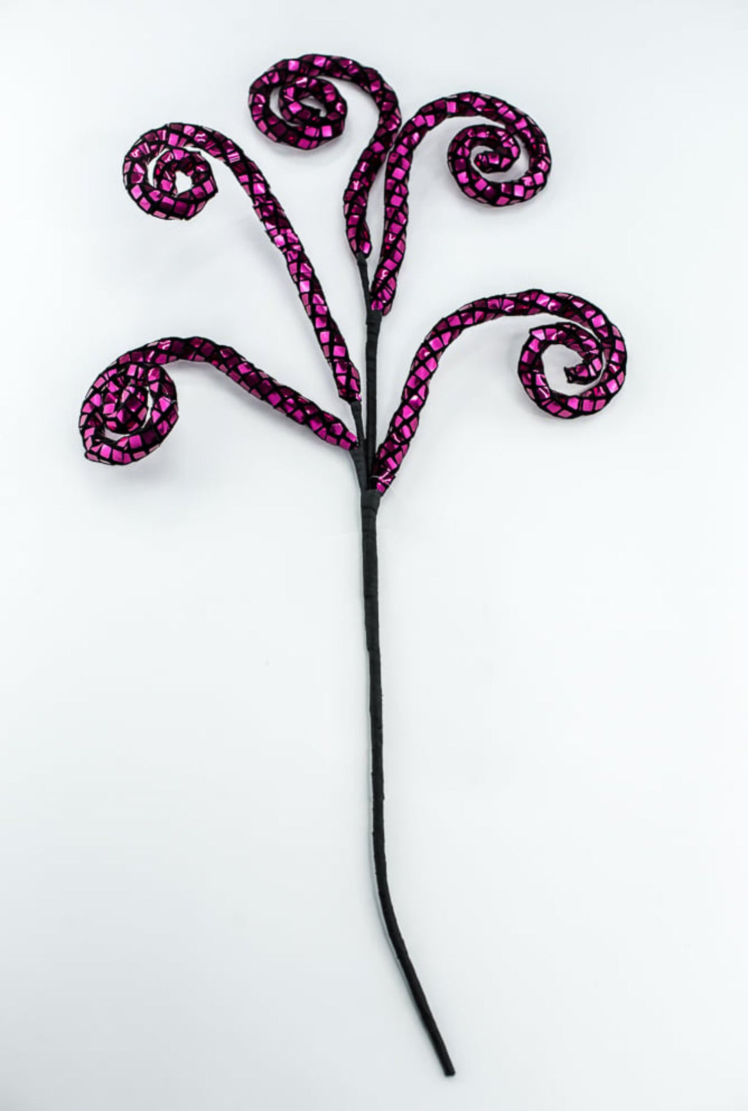 Magenta Disco Spiral Curly Spray - Greenery Market57260BT