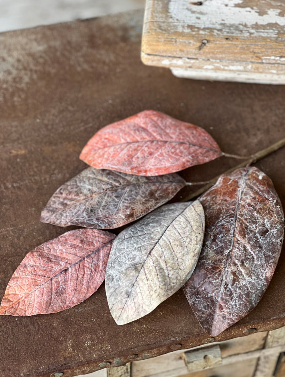 Magnolia leaves pick - antiqued - Greenery MarketArtificial FloraYL91253