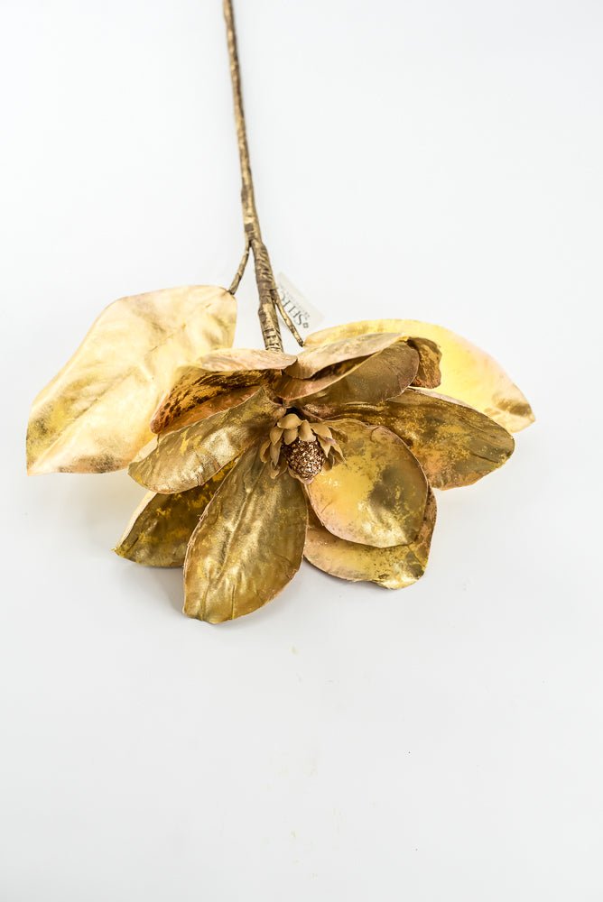 Magnolia stem - gold - Greenery Marketartificial flowersXG943-GO