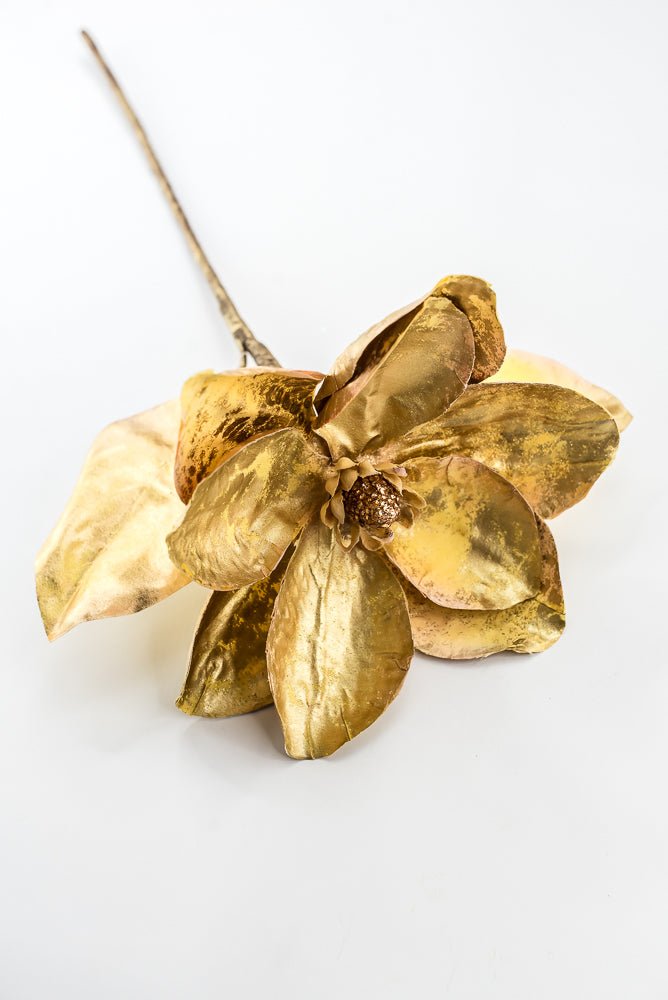 Magnolia stem - gold - Greenery Marketartificial flowersXG943-GO