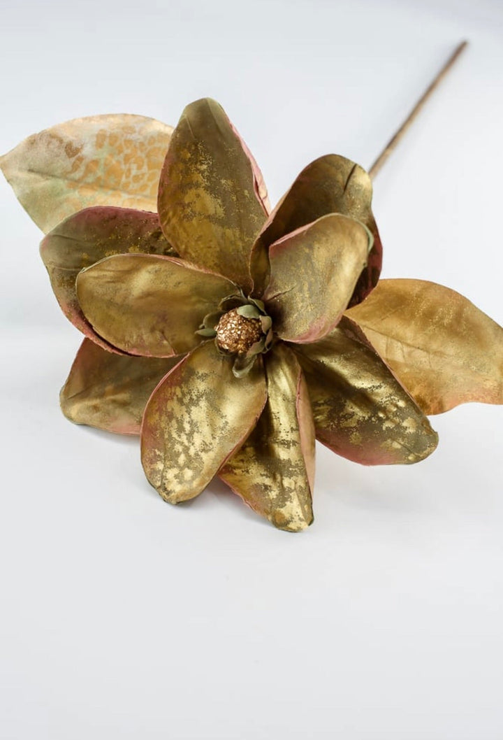 Magnolia stem - metallic gold - Greenery Marketartificial flowersXG943 - G