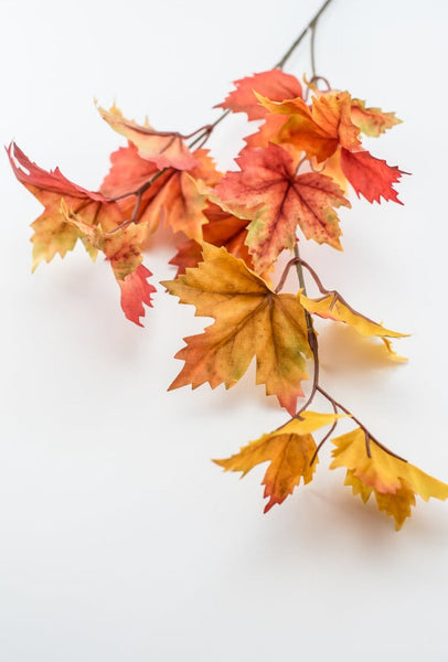 【新品未使用】 メープル Woodland Maple Leaf Faux Maple Leaf Stem