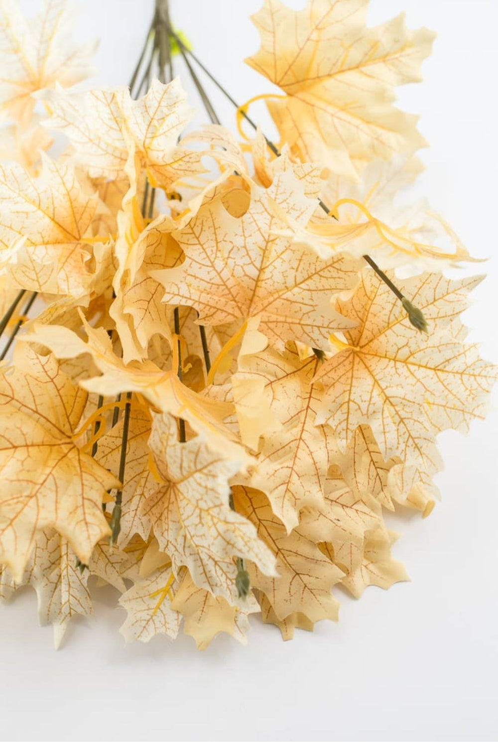 Maple leaves bush - cream gold - Greenery Marketgreenery56600BE