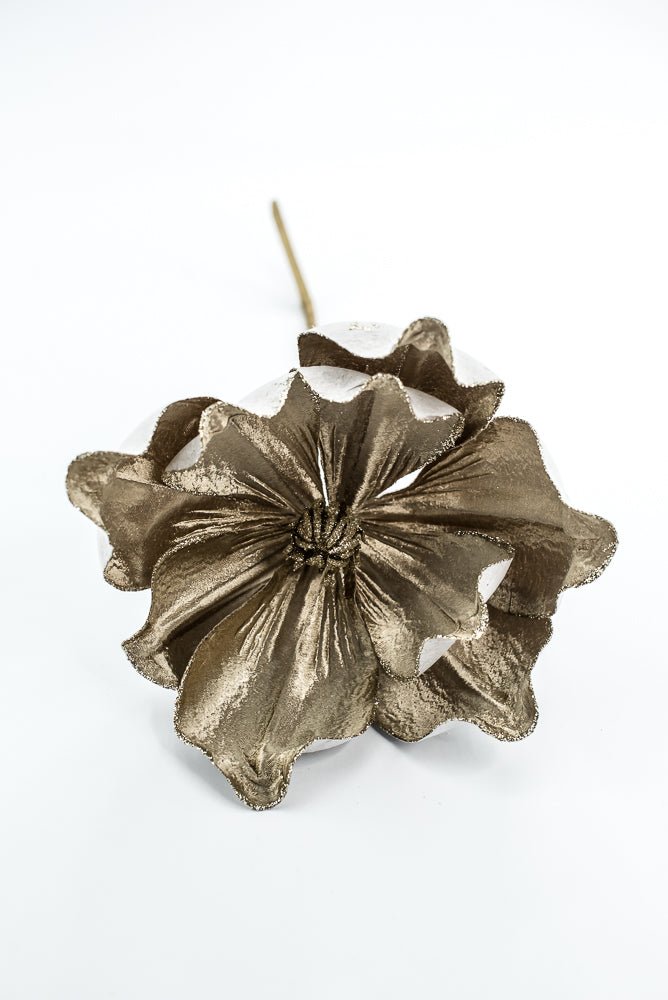 Matte Metallic Gold Magnolia Pick - Greenery Market86263GD