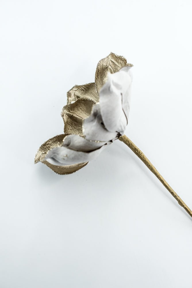 Matte Metallic Gold Magnolia Pick - Greenery Market86263GD