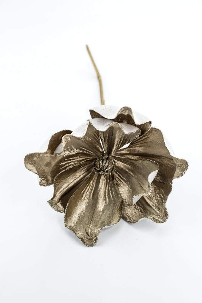 Matte Metallic Gold Magnolia Pick - Greenery Market86263GD
