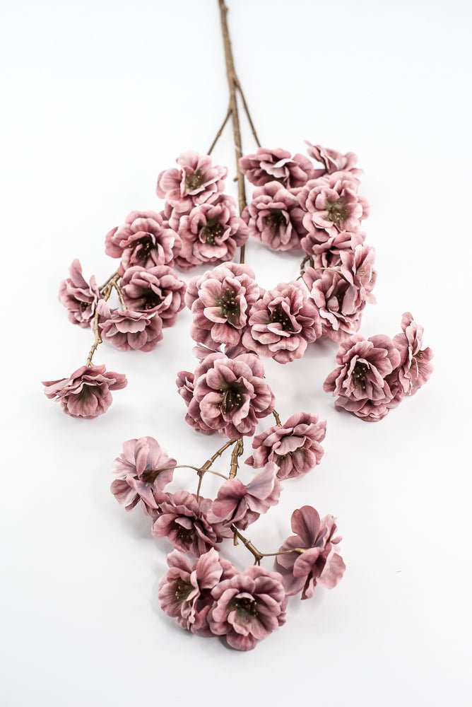 Mauve blossom artificial flower spray - Greenery MarketArtificial Flora85317 - MV