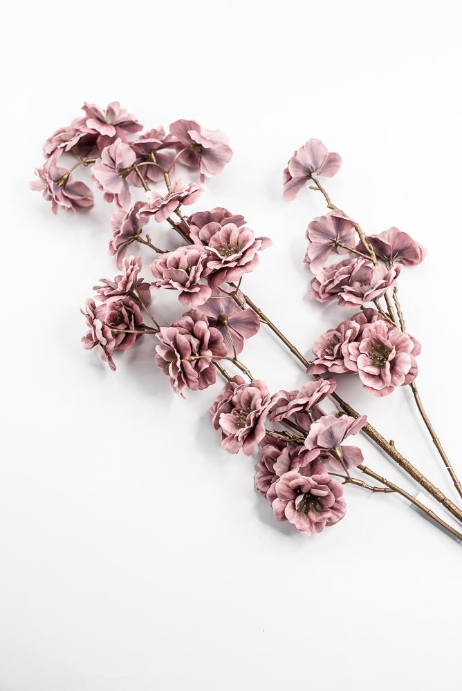 Mauve blossom artificial flower spray - Greenery MarketArtificial Flora85317 - MV