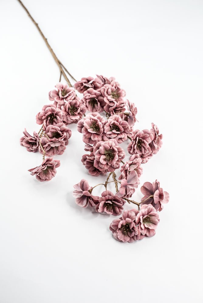 Mauve blossom artificial flower spray - Greenery MarketArtificial Flora85317 - MV