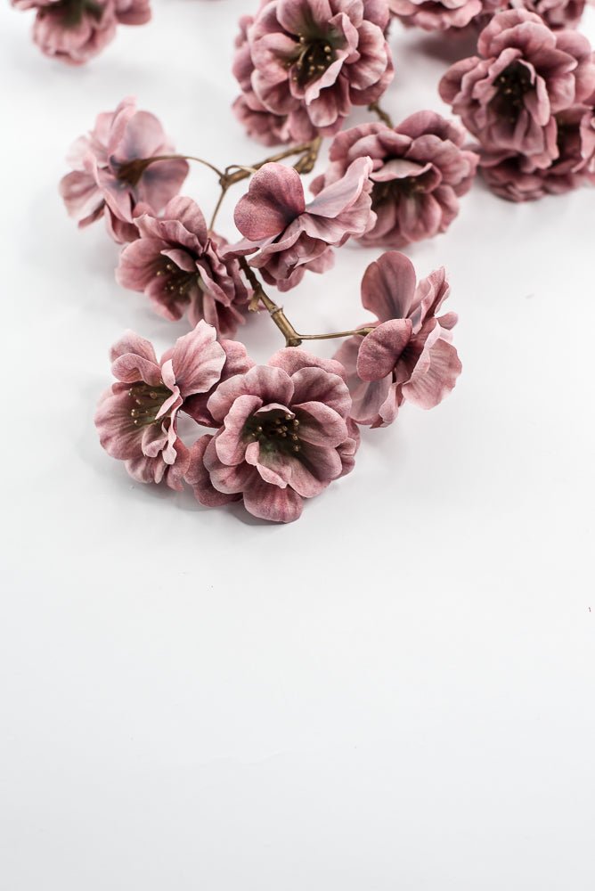 Mauve blossom artificial flower spray - Greenery MarketArtificial Flora85317 - MV