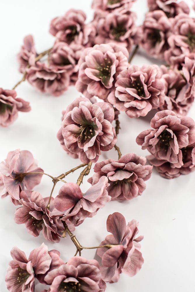 Mauve blossom artificial flower spray - Greenery MarketArtificial Flora85317 - MV