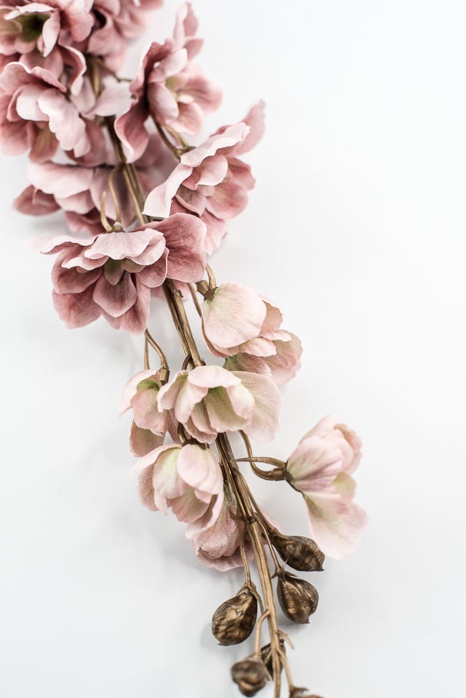 Mauve delphiniums artificial flower stem - Greenery MarketArtificial Flora85318 - MV