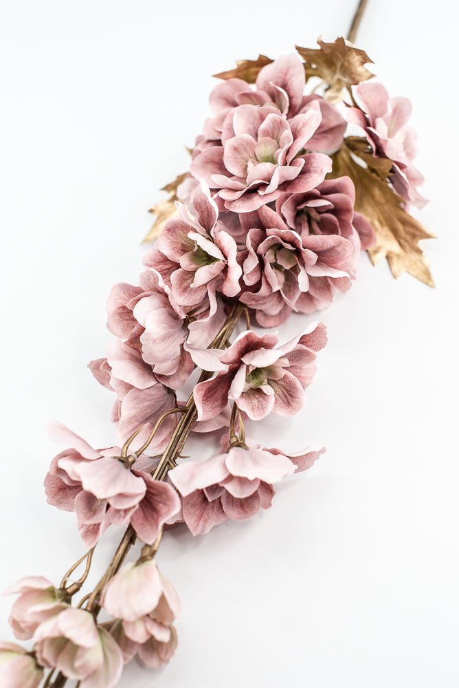 Mauve delphiniums artificial flower stem - Greenery MarketArtificial Flora85318 - MV