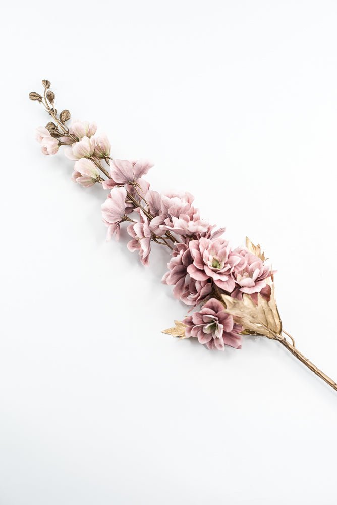 Mauve delphiniums artificial flower stem - Greenery MarketArtificial Flora85318 - MV