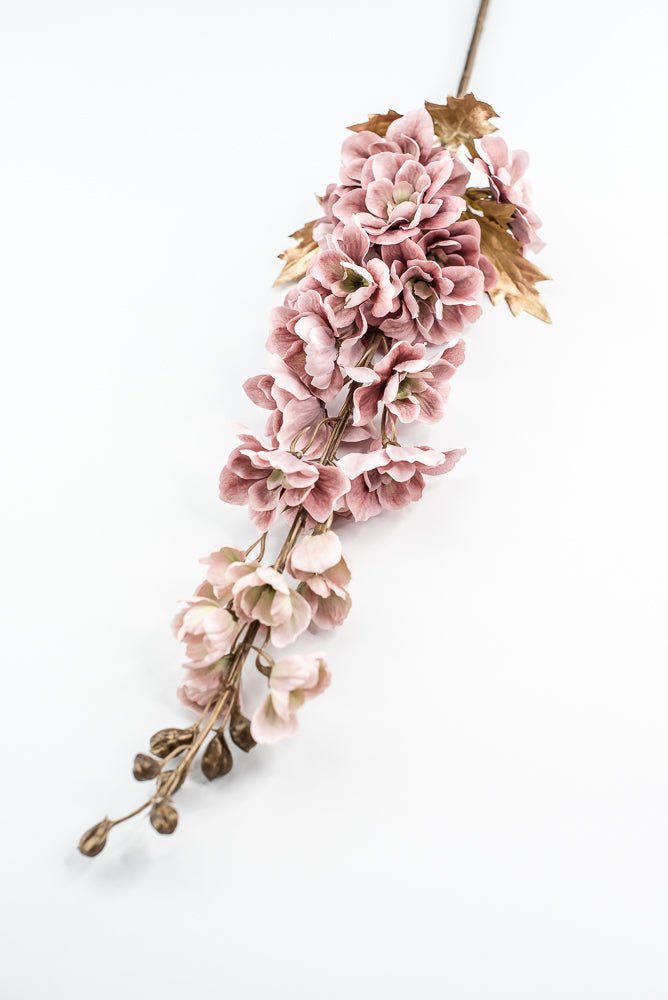 Mauve delphiniums artificial flower stem - Greenery MarketArtificial Flora85318 - MV