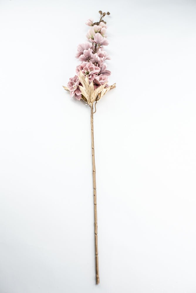 Mauve delphiniums artificial flower stem - Greenery MarketArtificial Flora85318 - MV