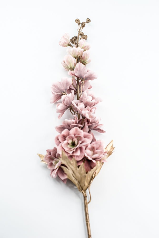 Mauve delphiniums artificial flower stem - Greenery MarketArtificial Flora85318 - MV