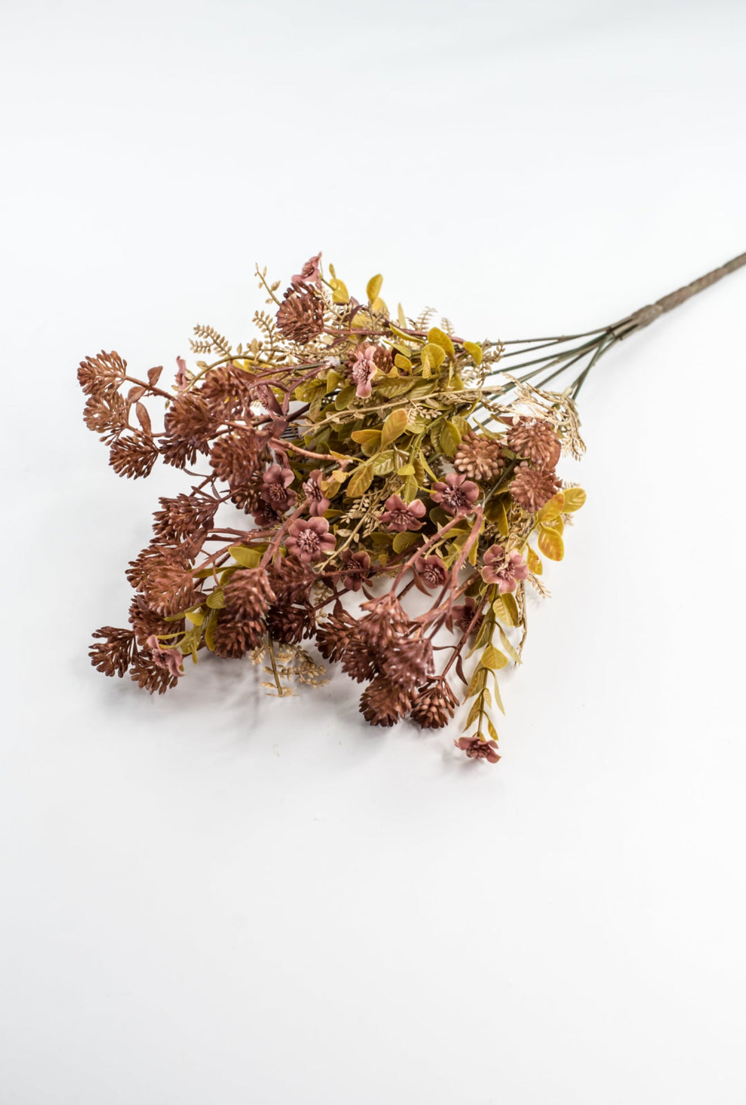 Mauve Mixed Flower And Leaf Ball - Greenery Market85336-MV