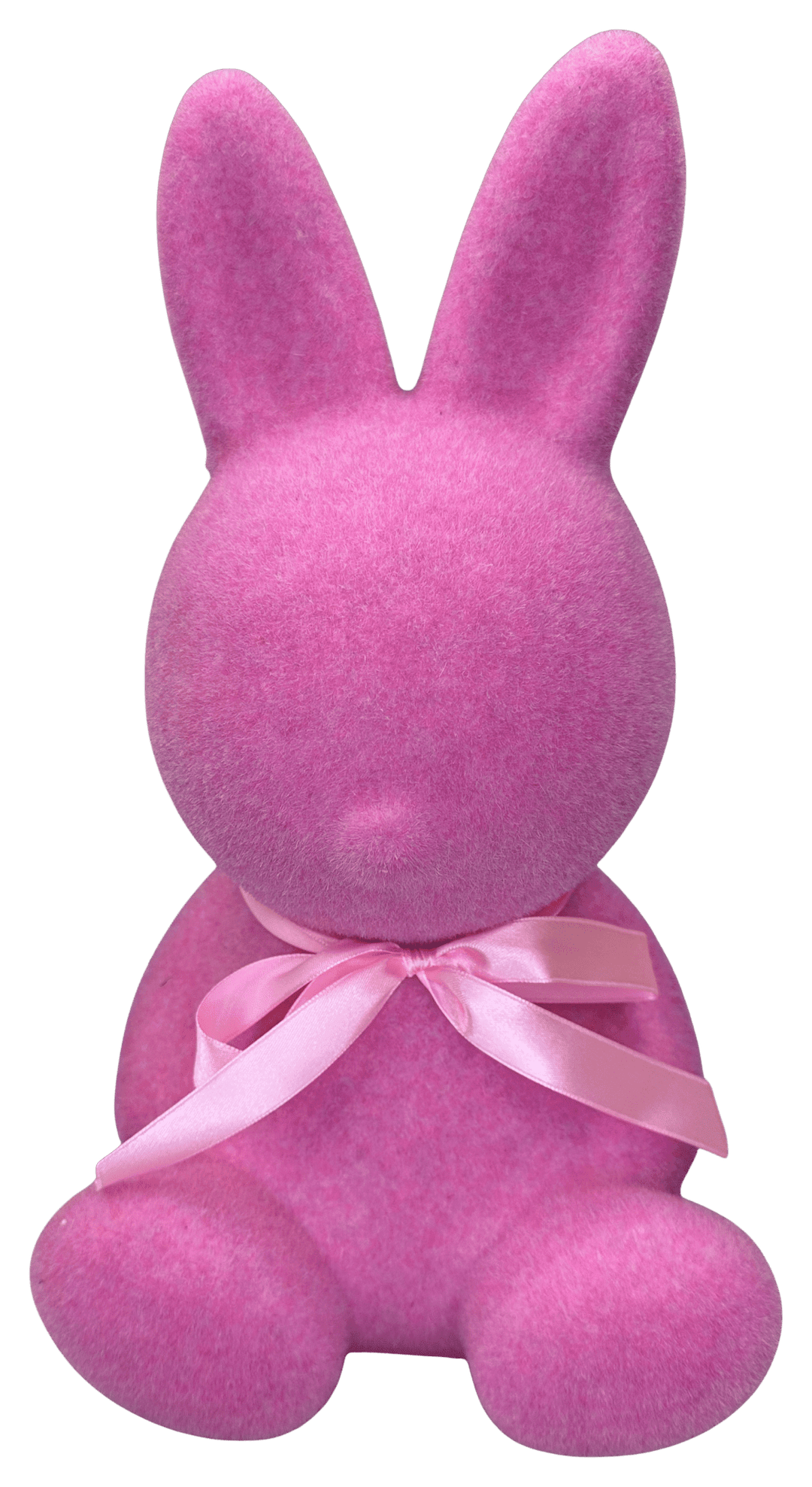 Medium Pink Flocked Bunny - 12" - Greenery Market63989PK