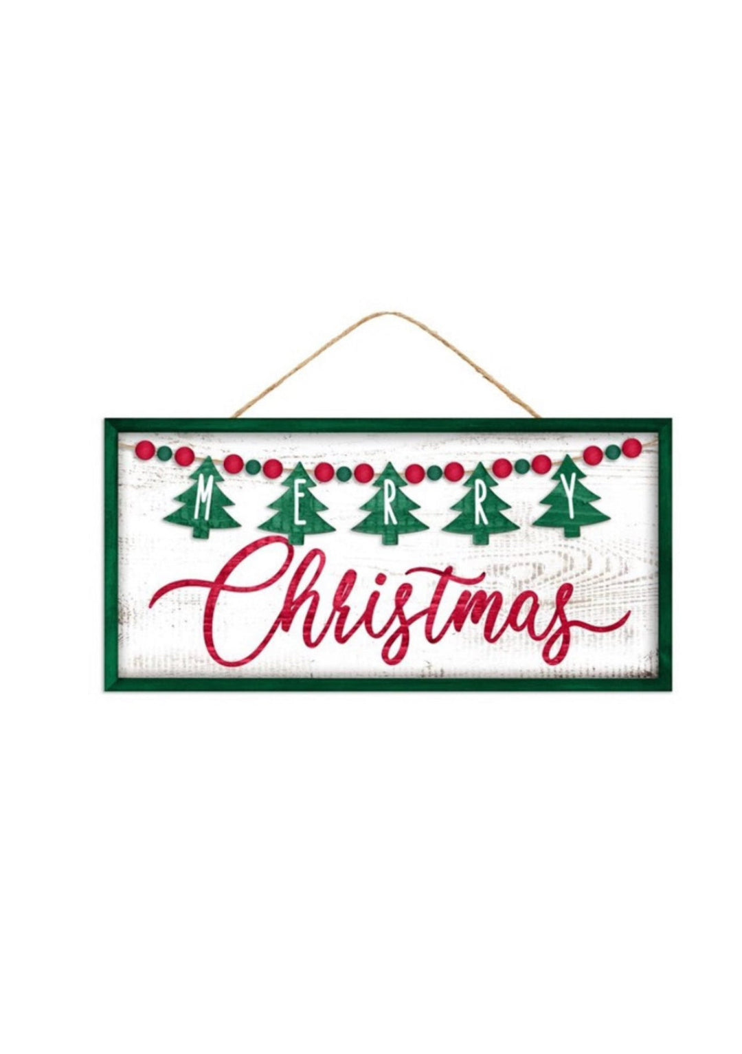 Merry Christmas sign - Greenery Marketsigns for wreathsAP7223