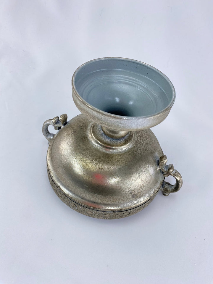 Metal Moroccan Urn Container - Silver - Greenery MarketVases43934S