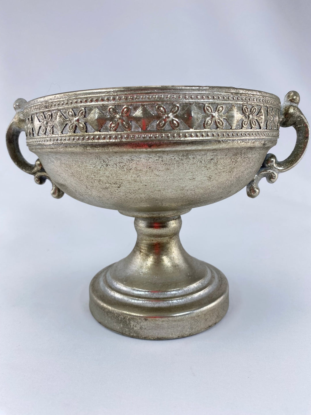 Metal Moroccan Urn Container - Silver - Greenery MarketVases43934S