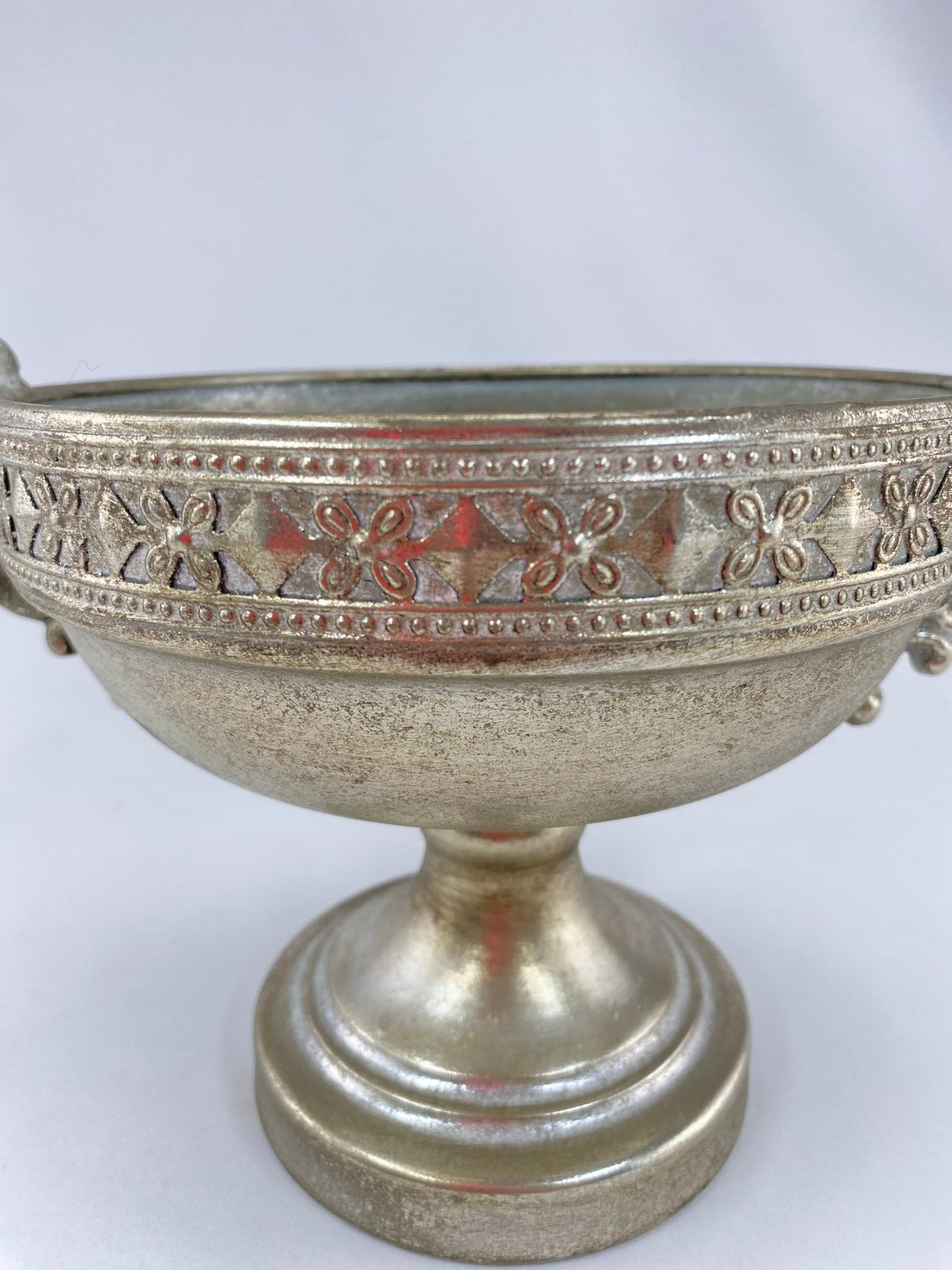 Metal Moroccan Urn Container - Silver - Greenery MarketVases43934S