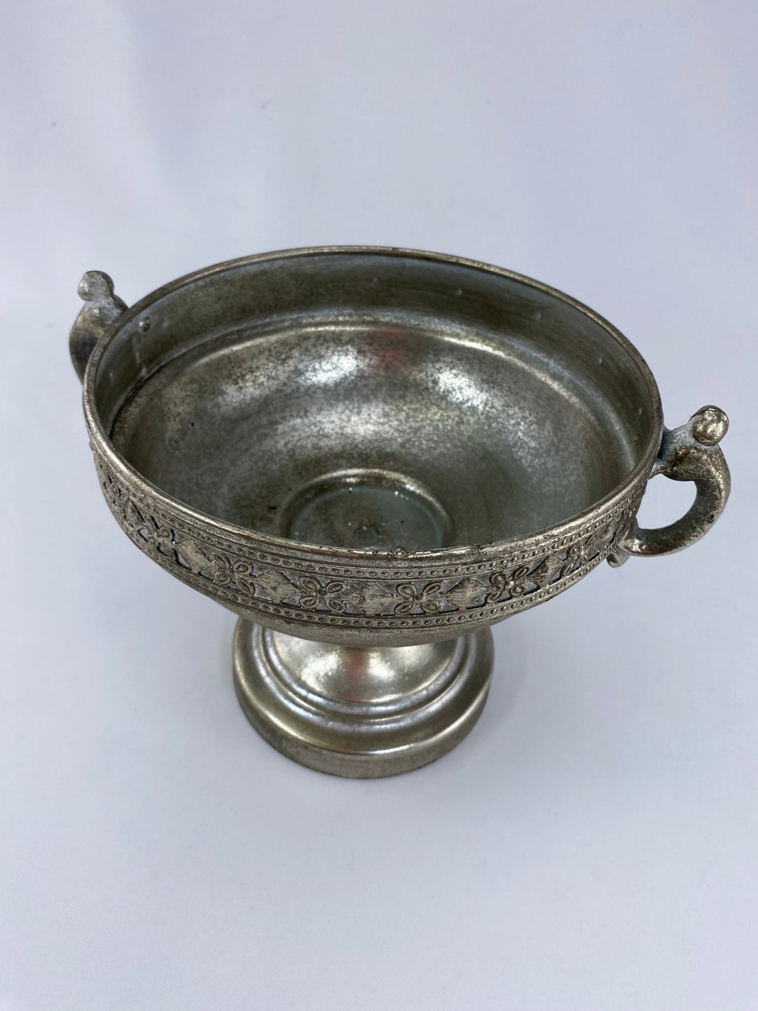 Metal Moroccan Urn Container - Silver - Greenery MarketVases43934S