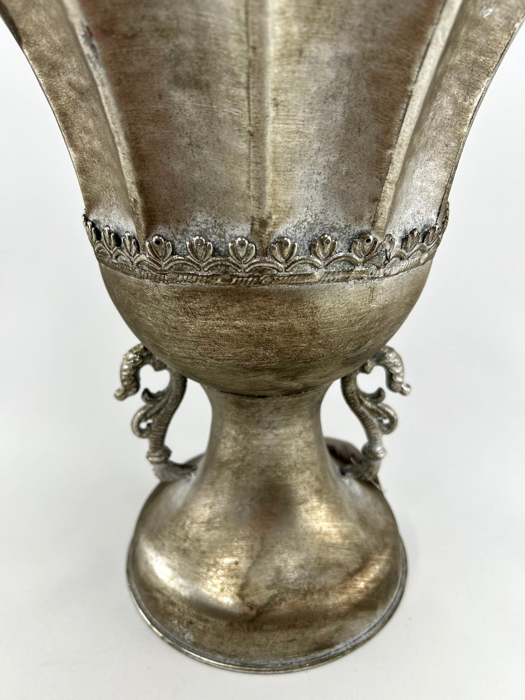 Metal Silver Roman Urn - Greenery Market43925S