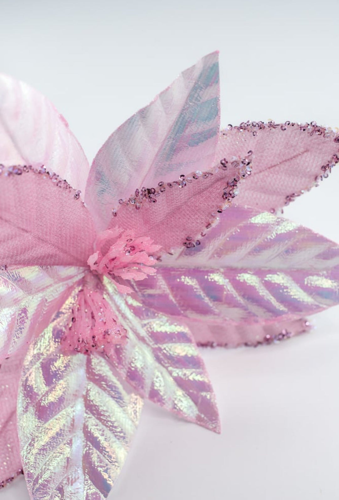 Metallic pink poinsettia - Greenery Marketartificial flowersXS410422