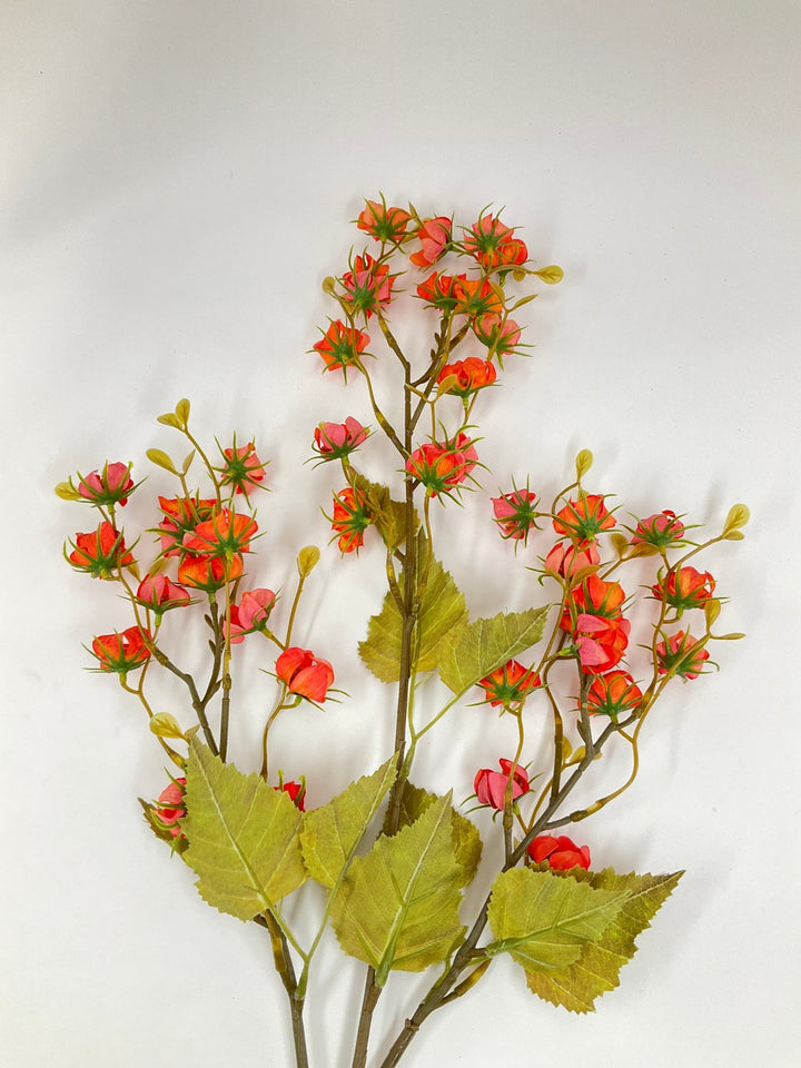 Mini Blossom Spray - Orange - Greenery Market28699