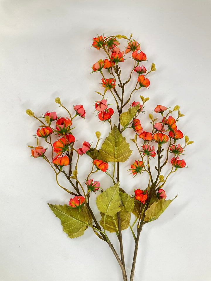 Mini Blossom Spray - Orange - Greenery Market28699