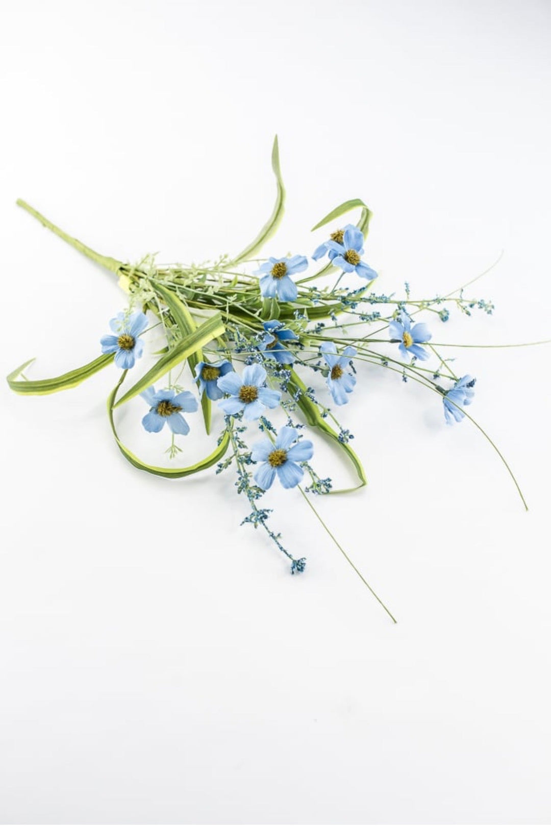 Mini, Blue Daisy Filler Bush - 21" - Greenery MarketArtificial Flowers63837BL