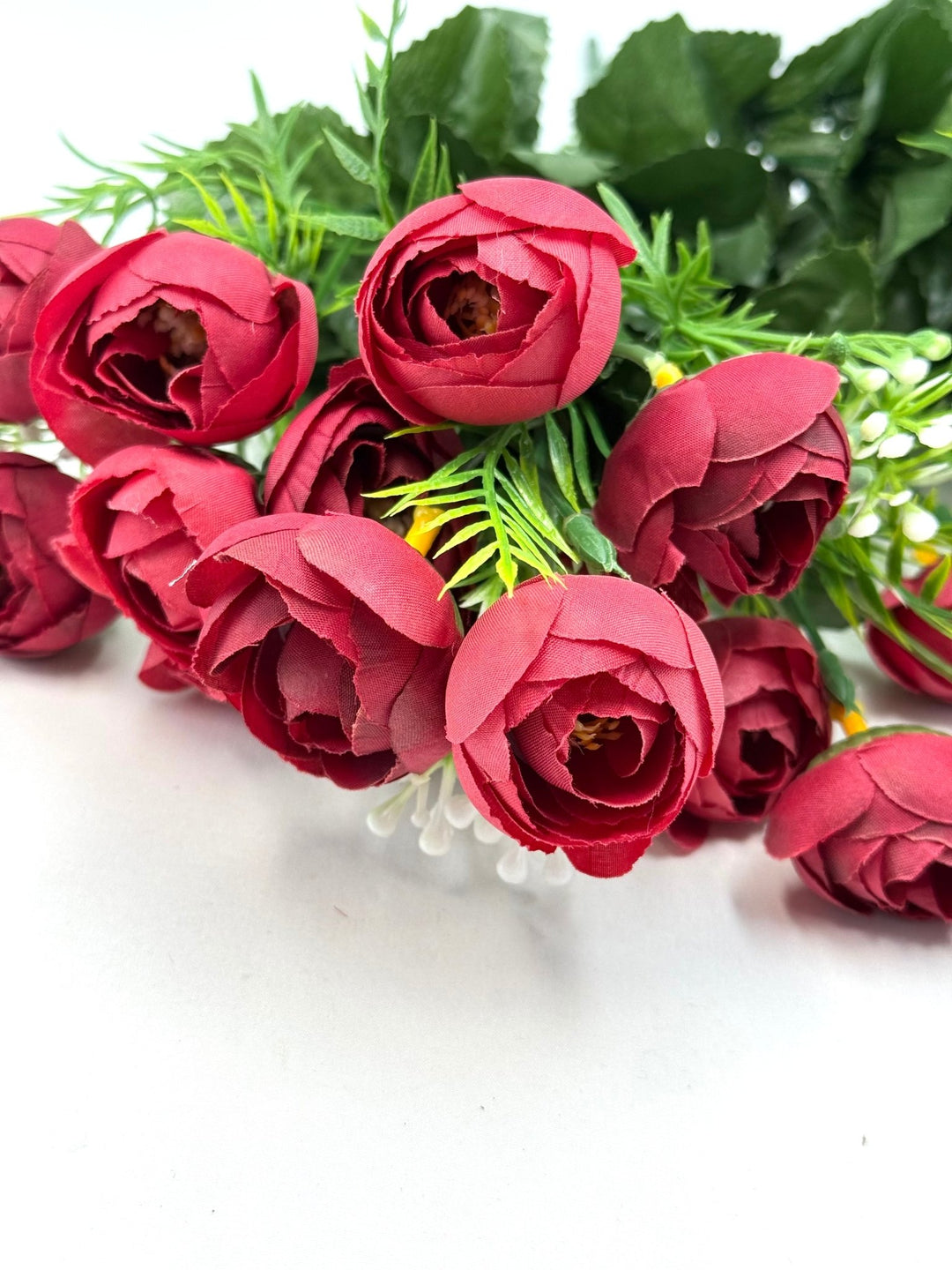 Mini Camellia Flower Bush - Burgundy - Greenery Marketartificial flowers37122