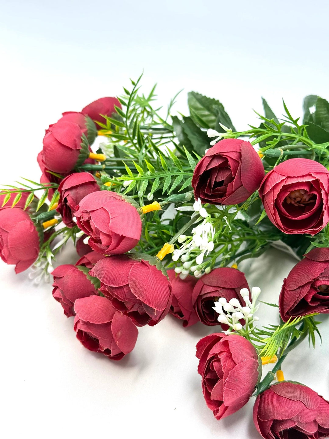 Mini Camellia Flower Bush - Burgundy - Greenery Marketartificial flowers37122