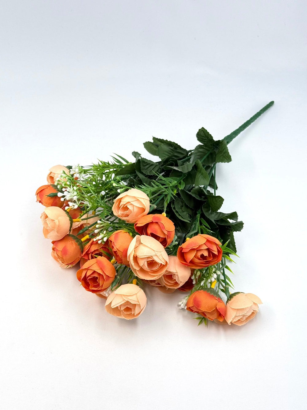 Mini Camellia Flower Bush - Creamy Orange - Greenery Marketartificial flowers37121
