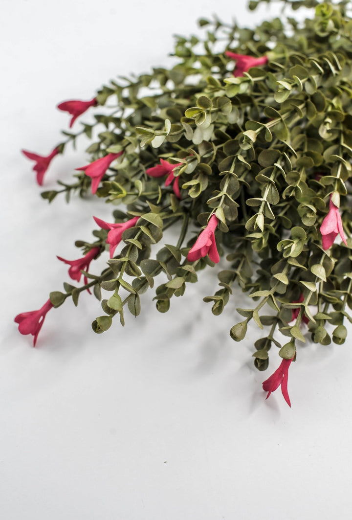 Mini Flower And Eucalyptus Bush - Greenery Market85272-RD