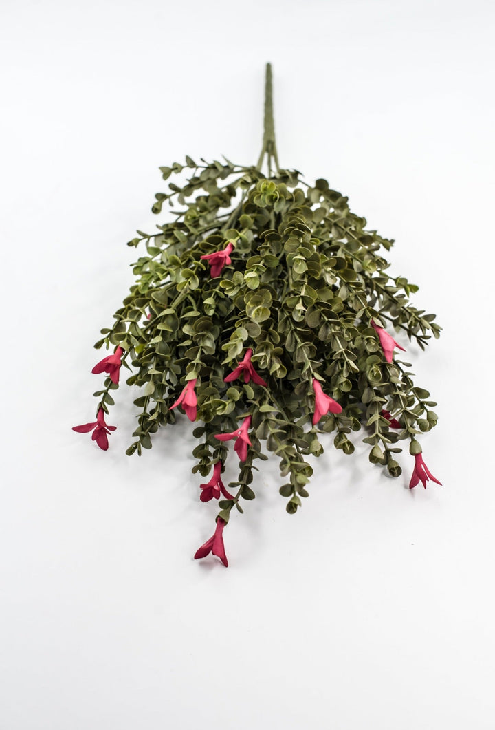 Mini Flower And Eucalyptus Bush - Greenery Market85272-RD