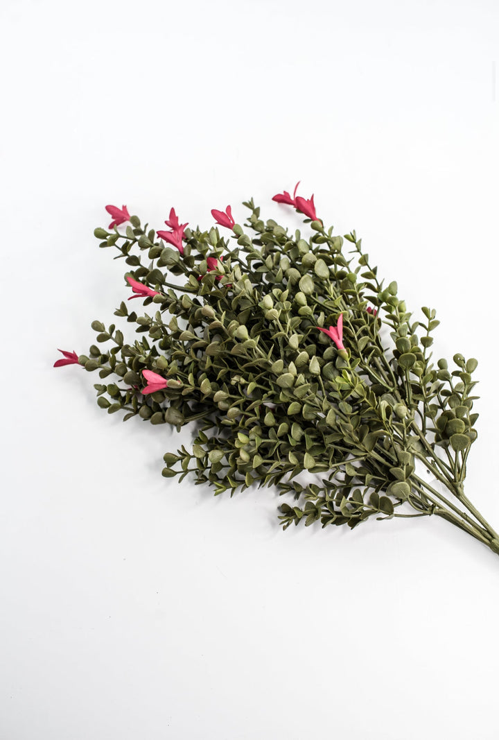 Mini Flower And Eucalyptus Bush - Greenery Market85272-RD
