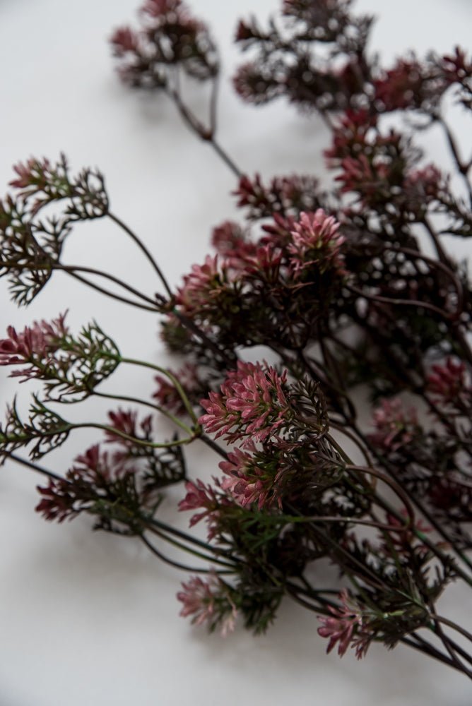 Mini flower bush - plum - Greenery Market83831-MV