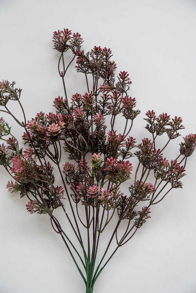 Mini flower bush - plum - Greenery Market83831-MV