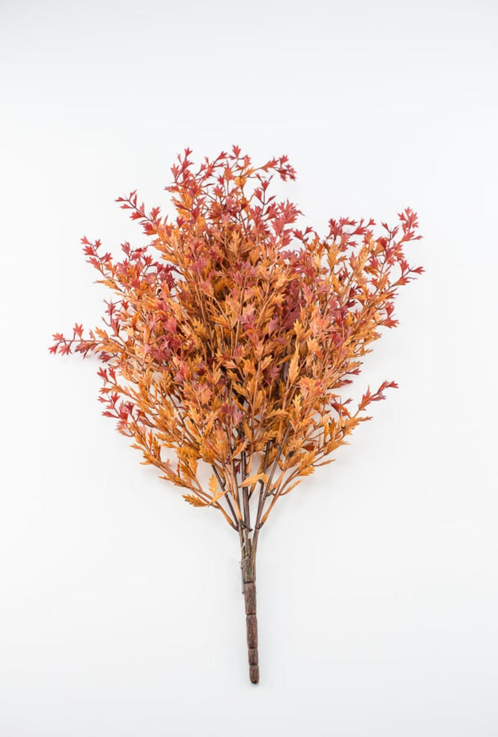 Mini oak leaf greenery bush - flame - Greenery MarketFL6316 - FL