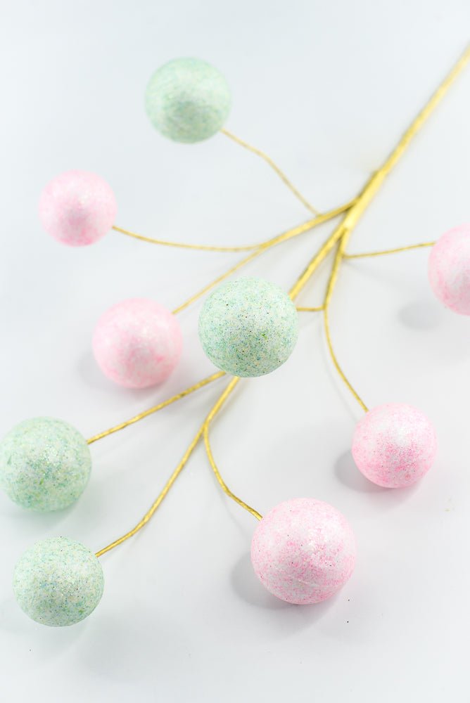 Mint and Pink Ball Spray - Exclusive - Greenery MarketGM2135MIPK