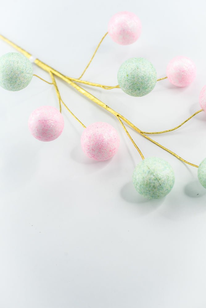 Mint and Pink Ball Spray - Exclusive - Greenery MarketGM2135MIPK
