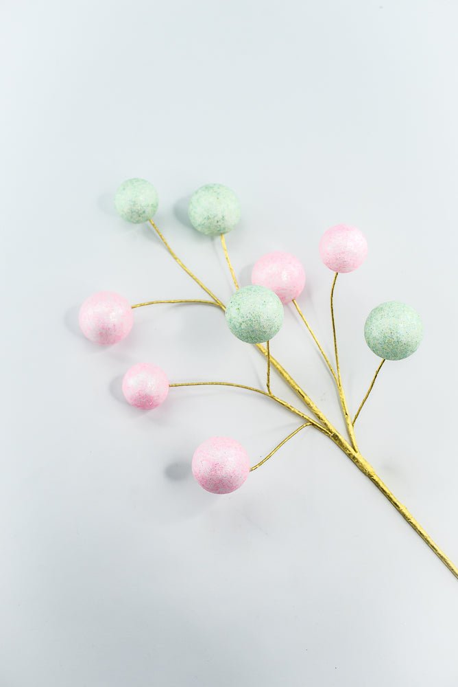 Mint and Pink Ball Spray - Exclusive - Greenery MarketGM2135MIPK