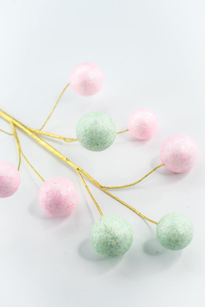 Mint and Pink Ball Spray - Exclusive - Greenery MarketGM2135MIPK
